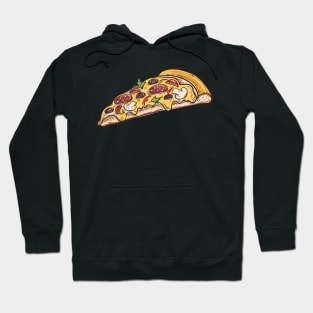 Italian Pizza Napoles Sketch Hoodie